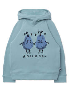 Girls Hoodies: Minti Pair Of Pears Furry Hood