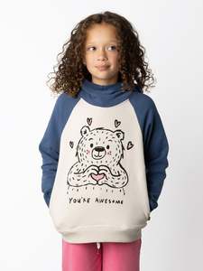 Minti Awesome Bear Furry Hood