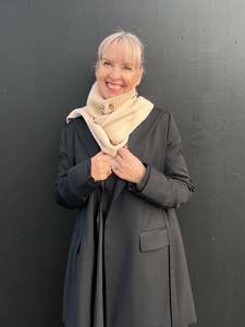 Button up Polar Neck Scarf