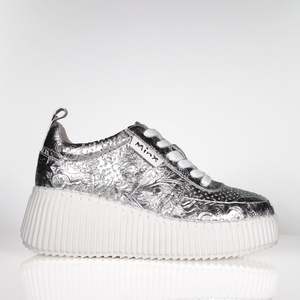 Racer Boost Silver Floral Emboss