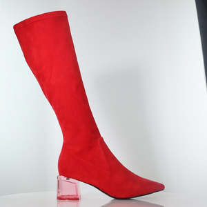 37 Samples Vip Only: 37 SAMPLE - PAXTON/RED MICRO STRETCH SUEDE