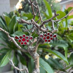Glass Earrings: Namita