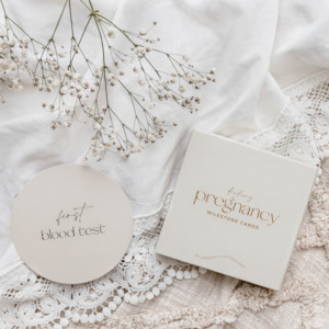 Darling Pregnancy Milestone Cards