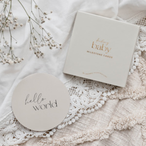 Products: Darling Baby Milestone Cards