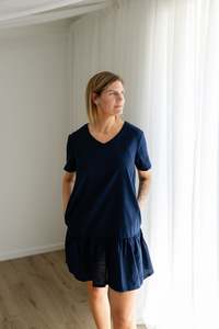 Els PW 31423: Miro Linen Breastfeeding Dress