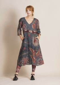 Megan Salmon: Eden Enigma Dress - Blue Eden