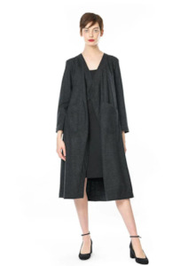 CLEARANCE Aspen Jacobean Coat - Charcoal