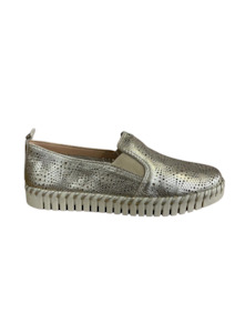 Neo Shoes: Zely Slip On Loafer - Dourado