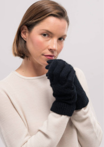 Mens Wear: Cosy Gloves - Midnight