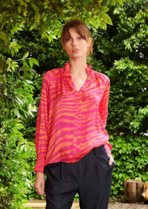 The Dreamer Label: CLEARANCE Kira Wildling Silk Blouse