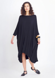 Spring Summer 22 23: Wide Stretch Dress - Black