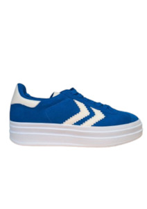Alfie Evie: Ignite Sneaker - Blue Suede / White Leather