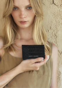 Autumn Winter 2023: Easy Does It Wallet - Black Croc Emboss