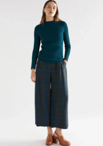 Autumn Winter 2024: Seine Pant - Teal Plaid