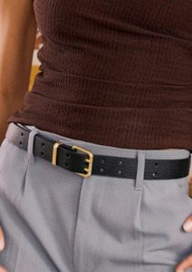 Barely Moving Belt - Black / Gold