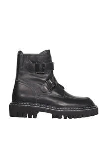 Boots: Down Town Boot - Black Nappa