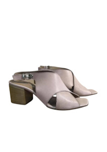 Heels: CLEARANCE Giulia Crossover Heels - Blush