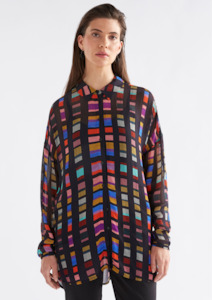 Homepage Collection 2: Eir Sheer Shirt - Tessela Print
