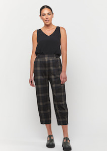 Nz Made Labels: Quartet Devon Pant - Check