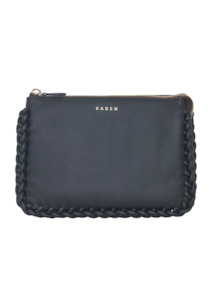 Tilly's Big Sis Crossbody Bag - Black Plaited Edge