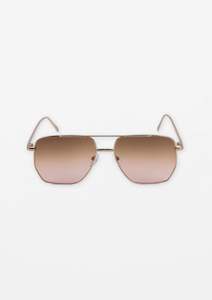 Sunglasses: Celine Sunglasses - Gold