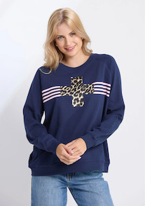 Classic Sweater - Navy Star Crossed