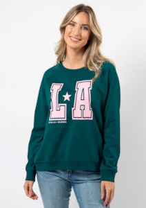 Stella Gemma Tees Sweaters: Classic Sweater - Forest LA