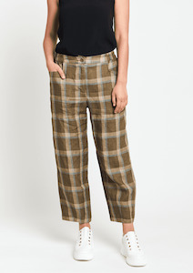 Dublin Devon Pant - Olive Check