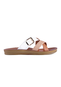 Brik Sandals - White / Brdy / Raffia