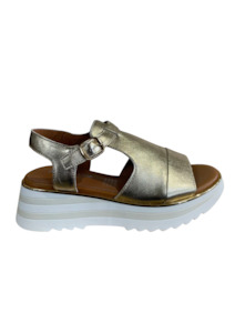 Hallie Flatform - Gold