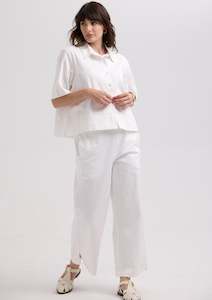 Denim Pant - White