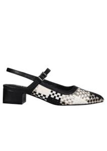 Heels: Marina Slingback Heel - Multi Metallic