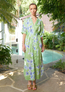 The Dreamer Label: Taylor Sundance Ankle Dress - Green