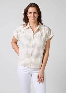 Lindy Shirt - Yellow Stripe