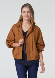 CLEARANCE Hudson Bomber Jacket - Mustard