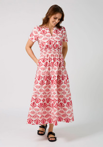 Sale: Vittoria Dress - Sorbet in Sicily