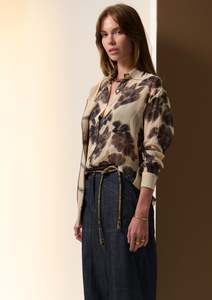 Amara Silk Shirt - Amara Print