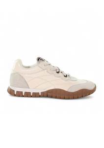 Luxe Runner - Ivory Suede Leather