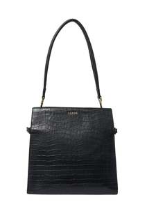 Saben: Beatrice Shoulder Bag - Black Croc