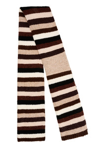 Alaska Stripe Scarf - Black COMING SOON