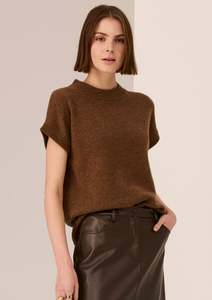 Astor Knit Top - Toffee