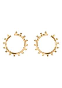 San Earring - Gold Hoop