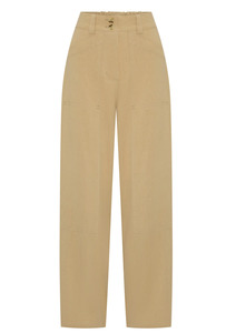 Bronel Barrel Pant - Pebble