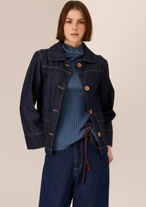 Andie Denim Jacket - Dark Wash