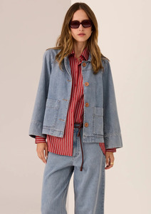 Andie Denim Jacket - Blue Wash