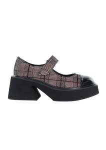Raven Mary Jane - Bordo Blush Tartan