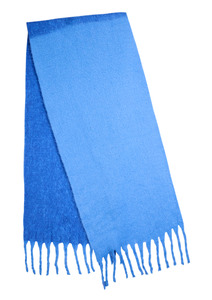 Scarves: Monterosa 2 Tone Scarf - Blue