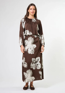 Asta Dress  - Cocoa Blooms