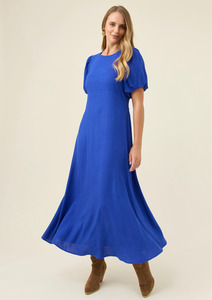 Long Dresses: Grace Maxi Dress - Cobalt