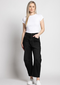 Jeans: Marlow X Jeans - Black Wash